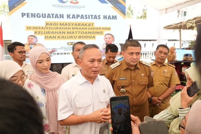 
					Kementerian HAM Pilih Dua Kelurahan di Makassar Jadi Percontohan Sadar HAM