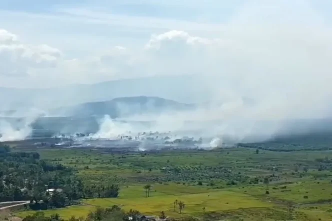 
					Helikopter Chinook Bantuan Jepang Tertahan di Kalimantan Barat Akibat Kabut Asap